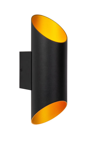 QUIRIJN - Wandlamp - Ø 10 cm - 1xG9 - Zwart