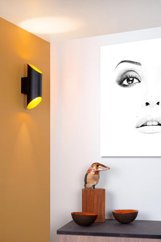 QUIRIJN - Wandlamp - Ø 10 cm - 1xG9 - Zwart