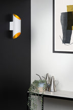 QUIRIJN - Wandlamp - Ø 10 cm - 1xG9 - Wit