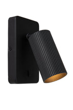 CLUBS - Bedlamp / Wandlamp - 1xGU10 - Zwart