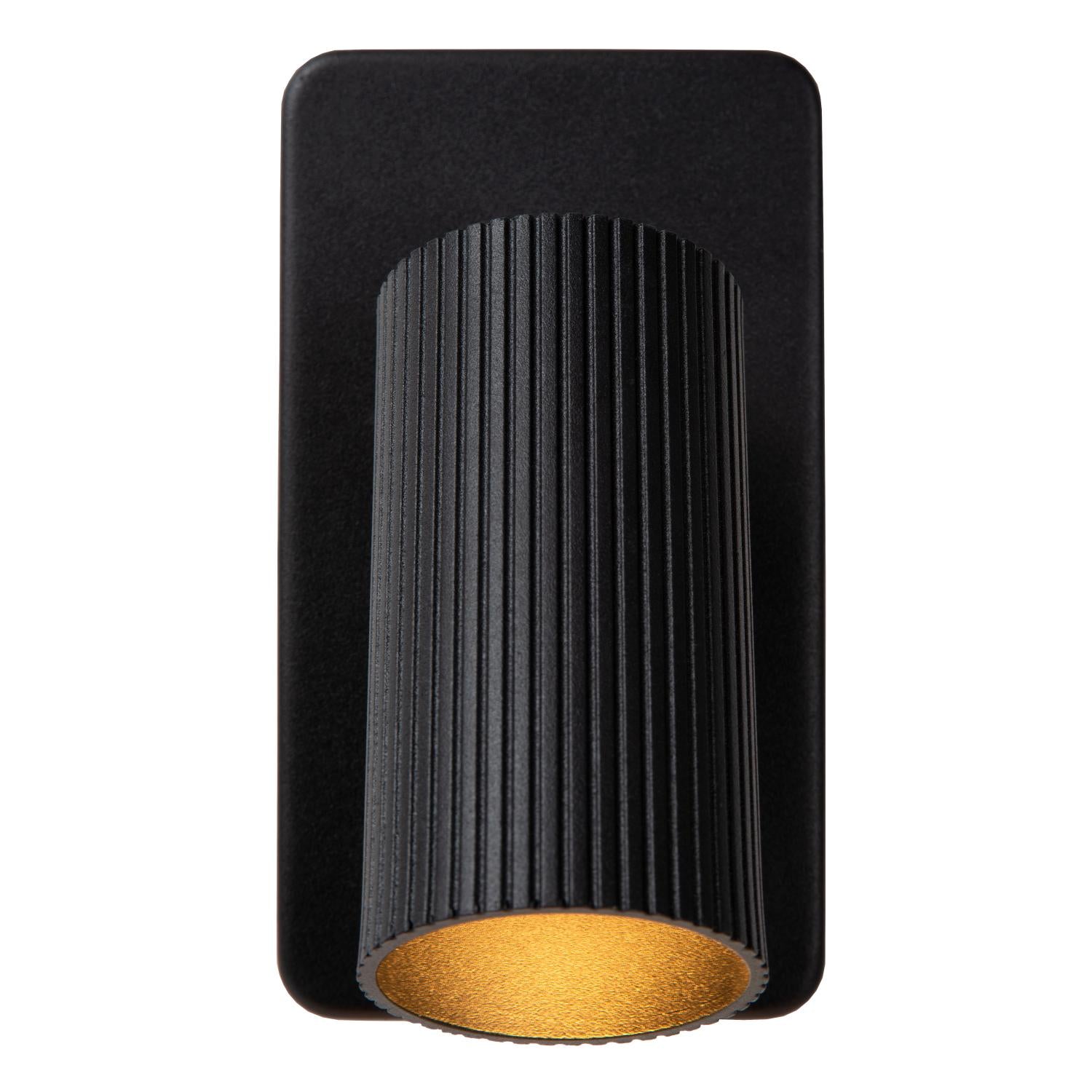 CLUBS - Bedlamp / Wandlamp - 1xGU10 - Zwart