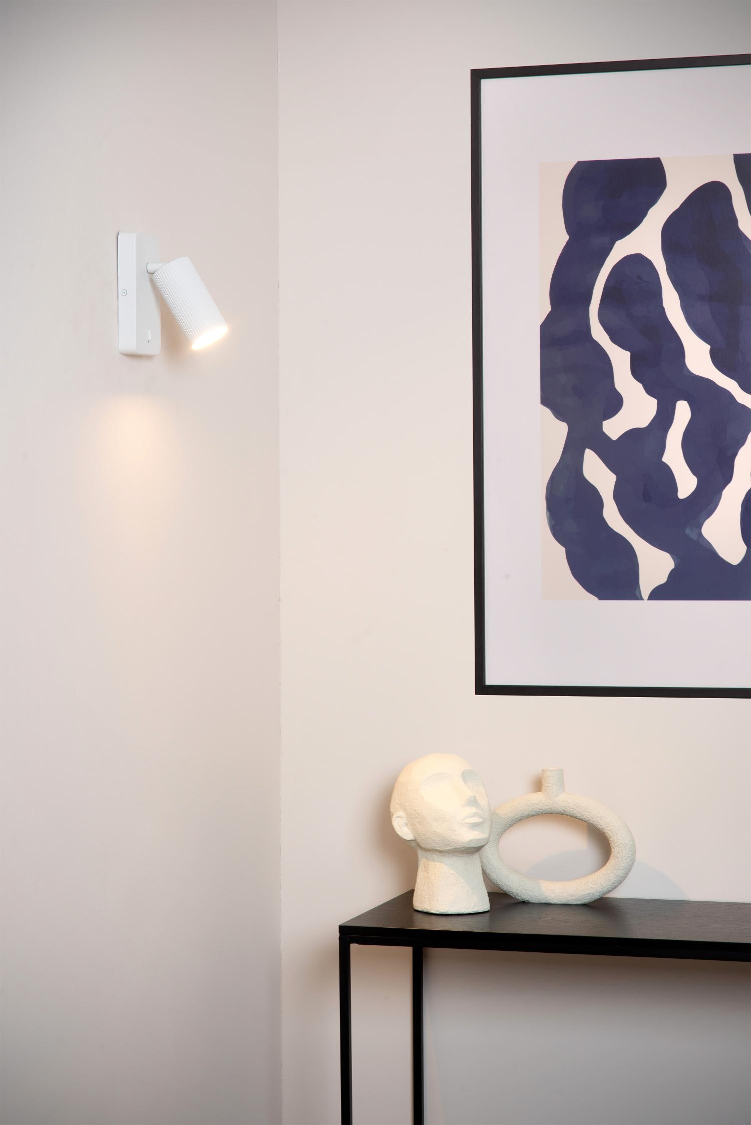 CLUBS - Bedlamp / Wandlamp - 1xGU10 - Wit