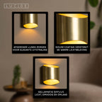 DILETTA - Wandlamp - 1xG9 - Mat Goud / Messing