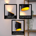 DILETTA - Applique murale - 1xG9 - Noir