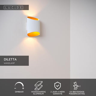 DILETTA - Applique murale - 1xG9 - Blanc