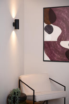 BONDI - Spot mural / Applique murale - 2xGU10 - Noir