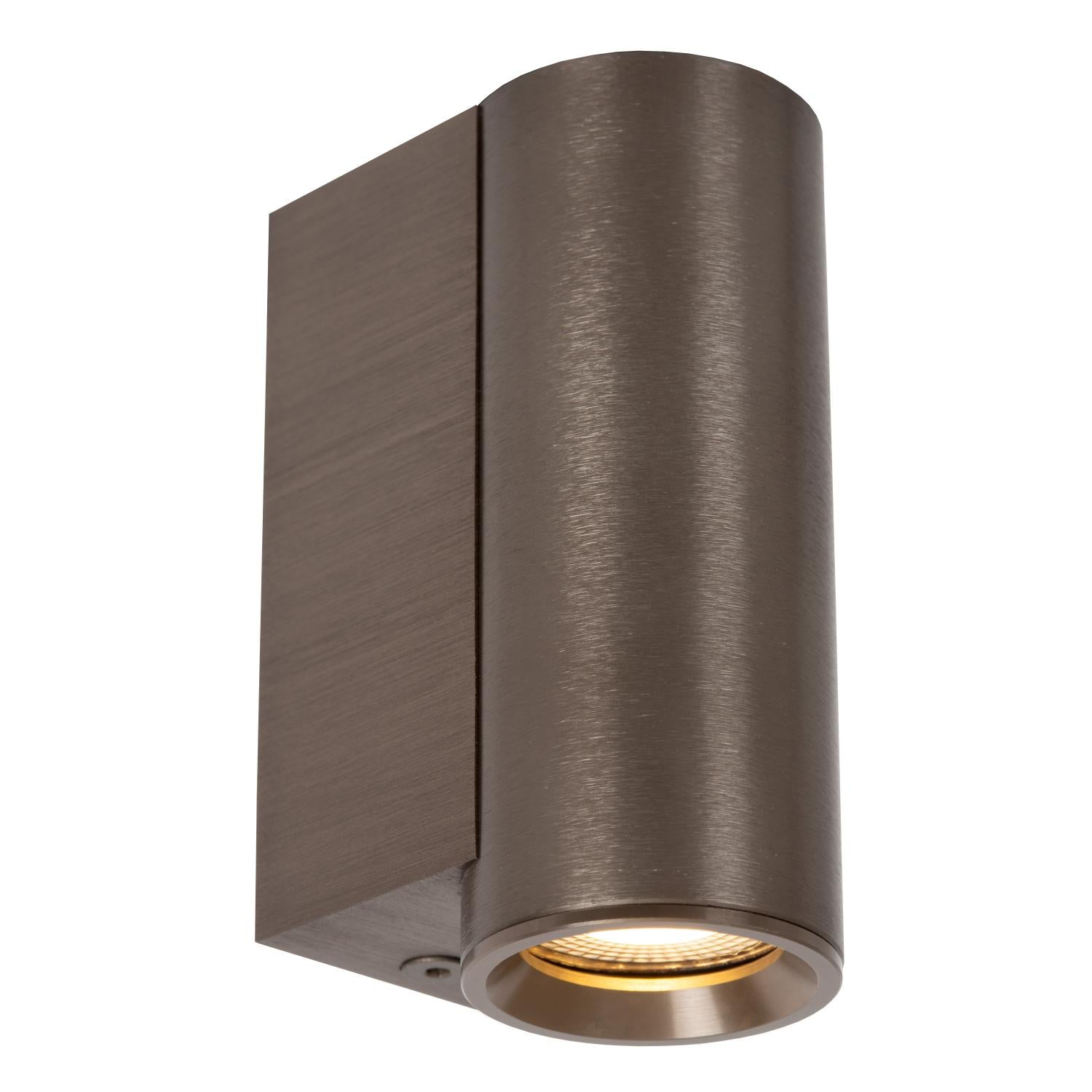 DUPLA - Wandspot / Wandlamp - 1xGU10 (MR11) - Koffie