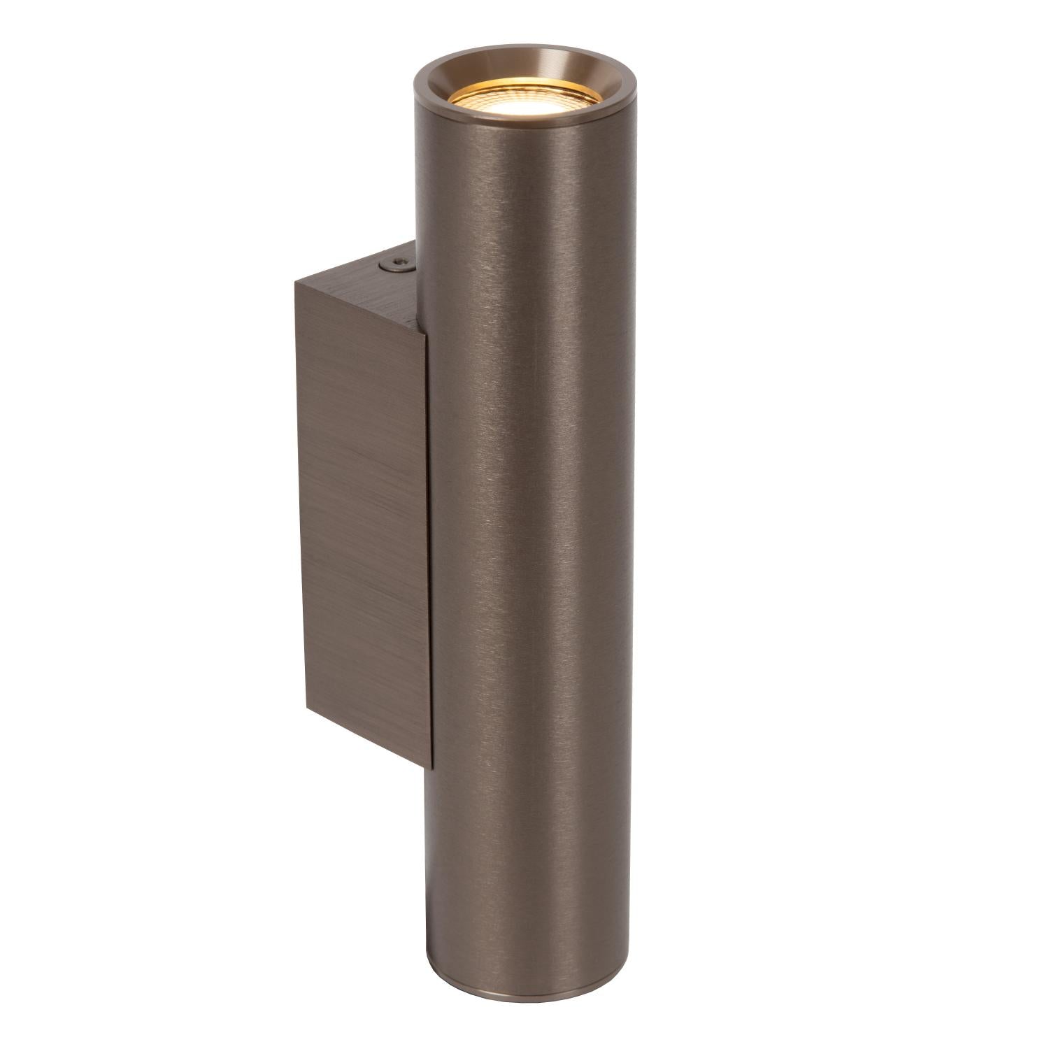 DUPLA - Wandspot / Wandlamp - 2xGU10 (MR11) - Koffie