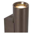 DUPLA - Wandspot / Wandlamp - 2xGU10 (MR11) - Koffie