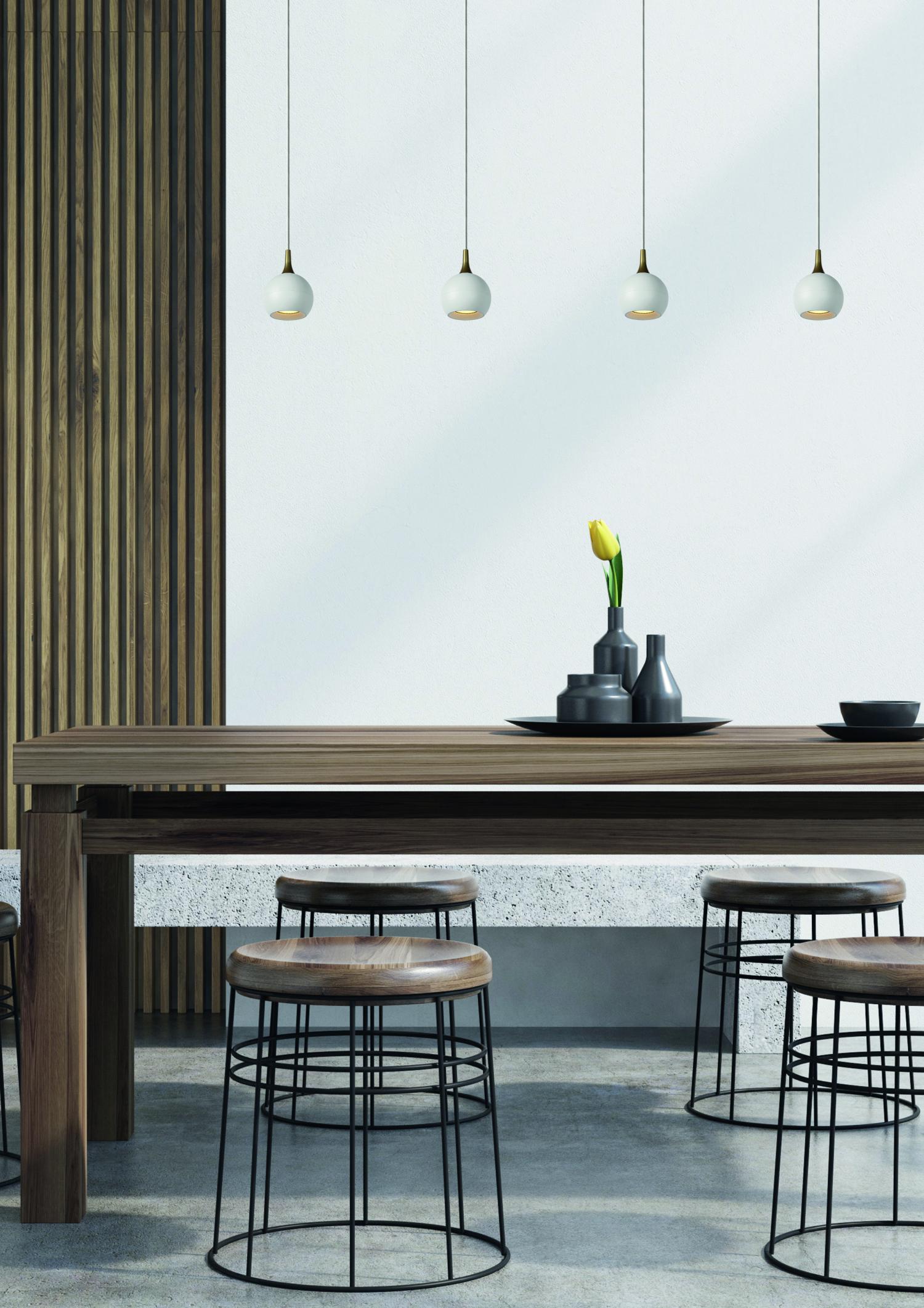 FAVORI - Pendant light - 4xGU10 - White