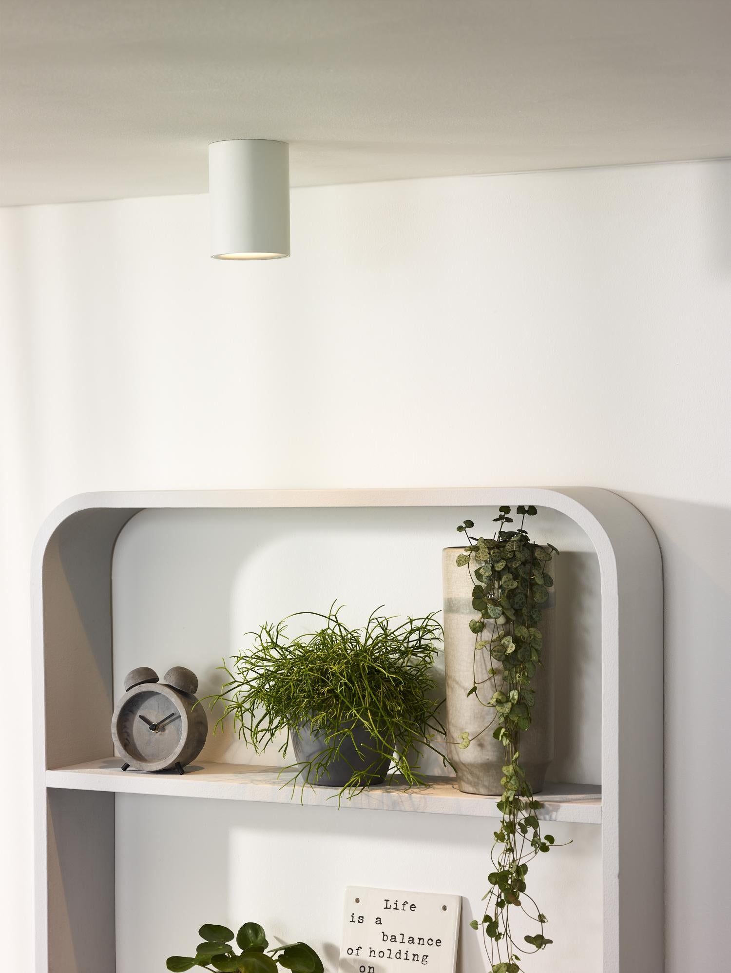 BENTOO-LED - Plafondspot - Ø 8 cm - LED Dimb. - GU10 - 1x5W 3000K - Wit