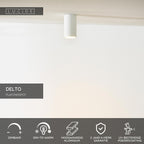 DELTO - Ceiling spot - Ø 5.5 cm - LED Dim to warm - GU10 - 1x5W 2200K/3000K - White