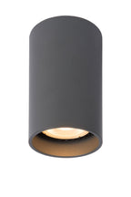 DELTO - Plafondspot - Ø 5,5 cm - LED Dim to warm - GU10 - 1x5W 2200K/3000K - Grijs