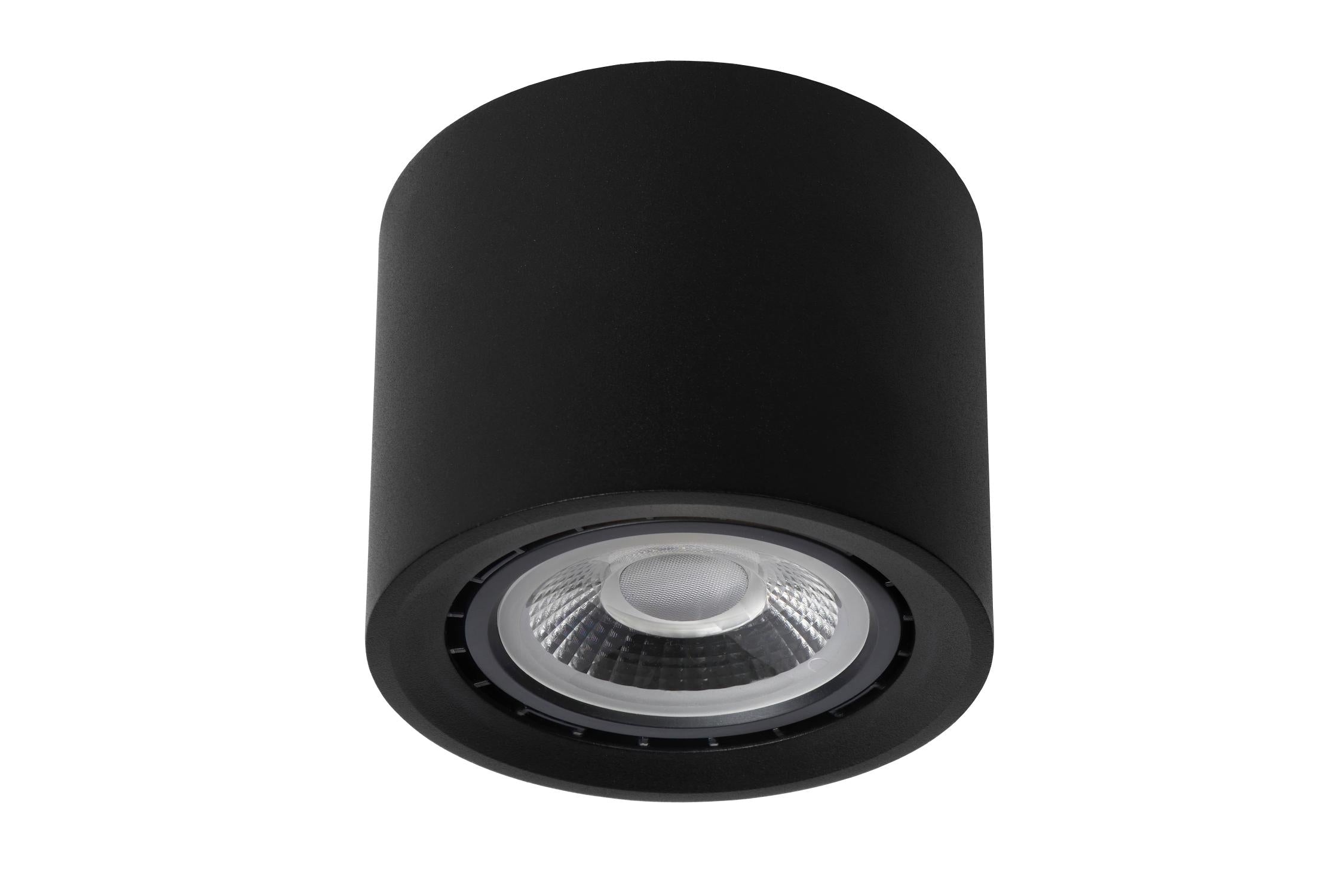FEDLER - Ceiling spot - Ø 12 cm - LED Dim to warm - GU10 (ES111) - 1x12W 2200K/3000K - Black