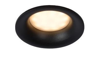 ZIVA - Spot encastré Salle de bain - Ø 8,4 cm - 1xGU10 - IP44 - Noir