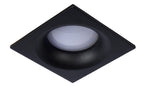 ZIVA - Spot encastré Salle de bain - 1xGU10 - IP44 - Noir