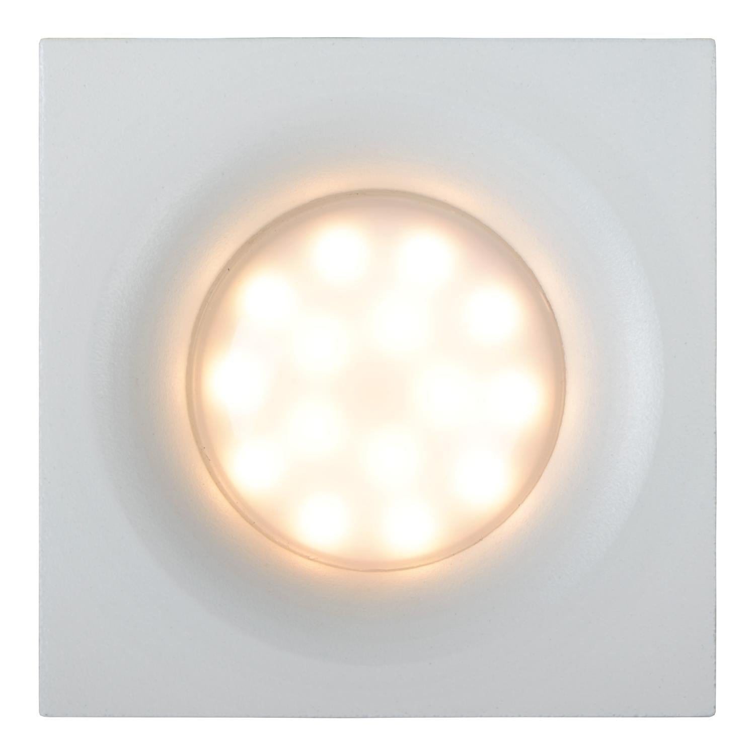 ZIVA - Inbouwspot Badkamer - 1xGU10 - IP44 - Wit