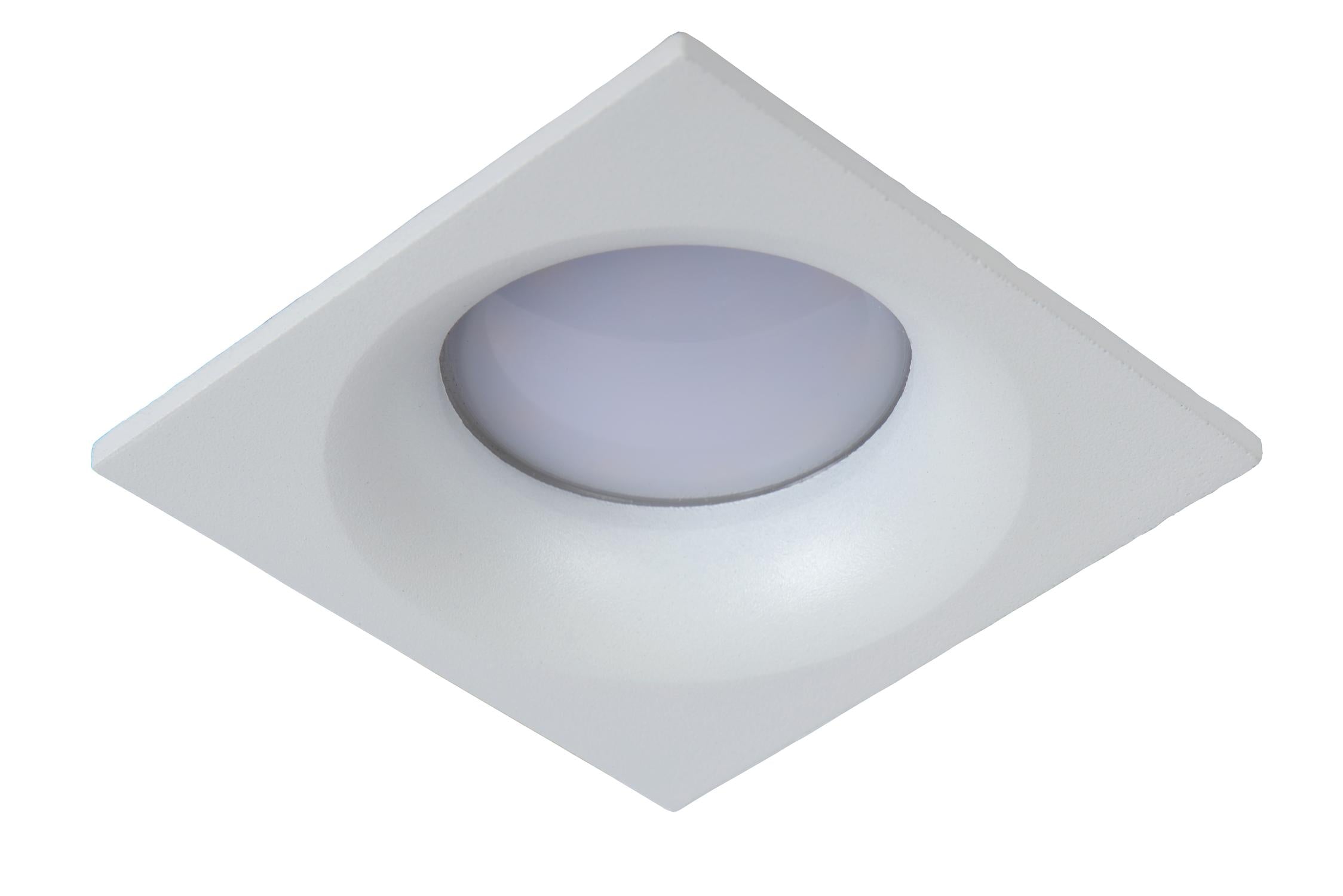 ZIVA - Inbouwspot Badkamer - 1xGU10 - IP44 - Wit