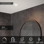 ZIVA - Inbouwspot Badkamer - 1xGU10 - IP44 - Wit