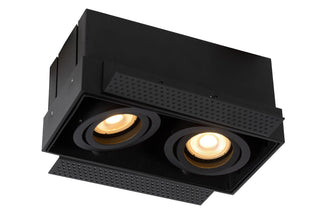 TRIMLESS - Spot encastré - 2xGU10 - Noir
