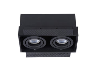 TRIMLESS - Spot encastré - 2xGU10 - Noir