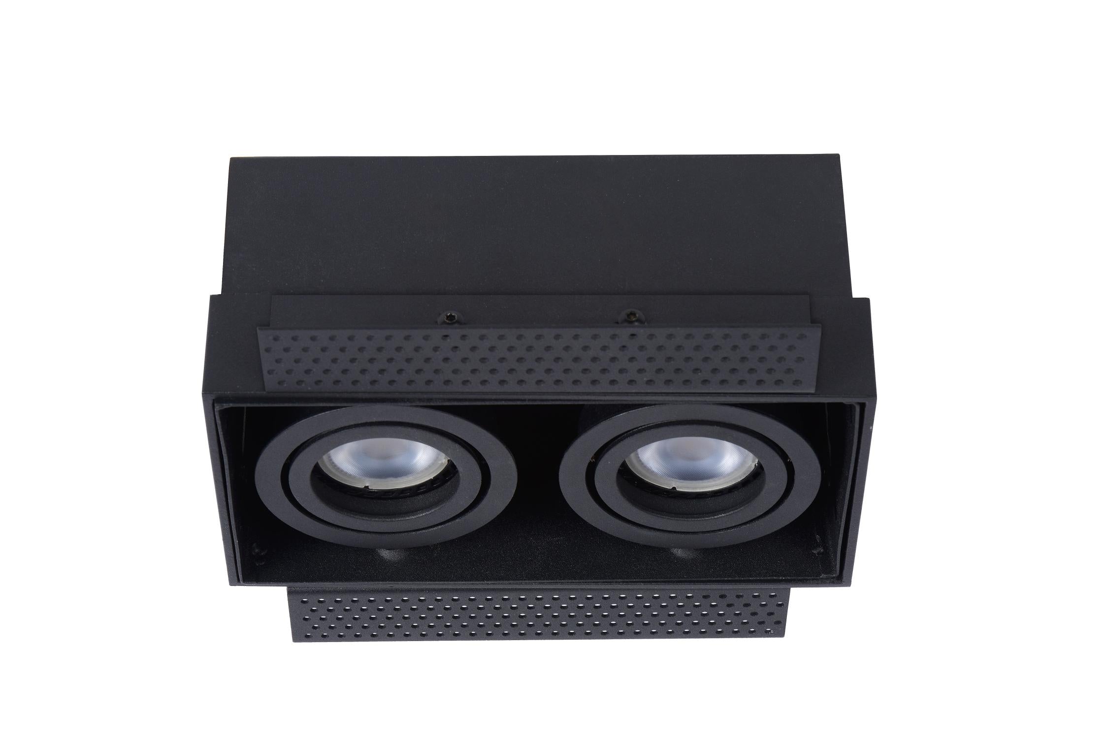 TRIMLESS - Spot encastré - 2xGU10 - Noir
