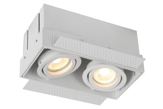 TRIMLESS - Spot encastré - 2xGU10 - Blanc