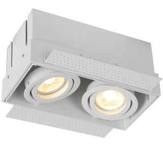 TRIMLESS - Spot encastré - 2xGU10 - Blanc