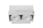 TRIMLESS - Spot encastré - 2xGU10 - Blanc