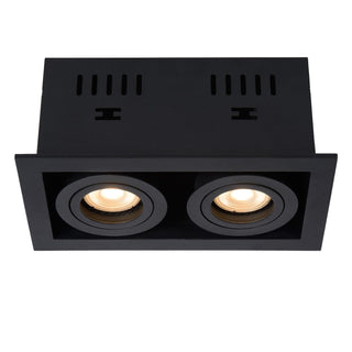CHIMNEY - Inbouwspot - 2xGU10 - Zwart