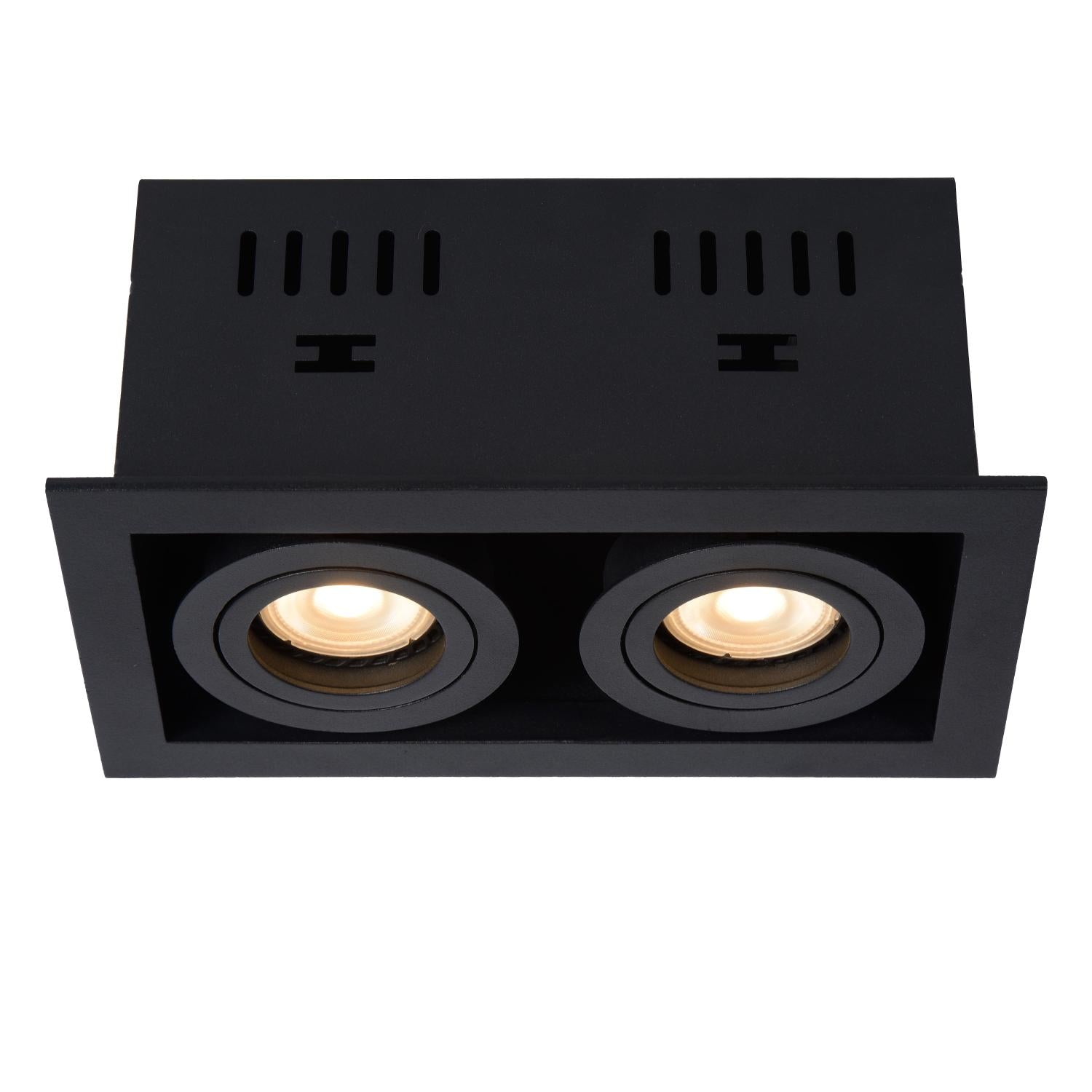 CHIMNEY - Inbouwspot - 2xGU10 - Zwart