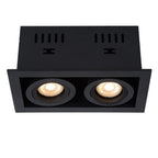 CHIMNEY - Inbouwspot - 2xGU10 - Zwart