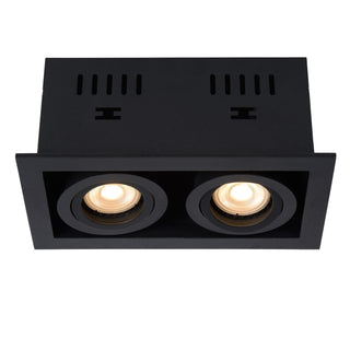 CHIMNEY - Inbouwspot - 2xGU10 - Zwart