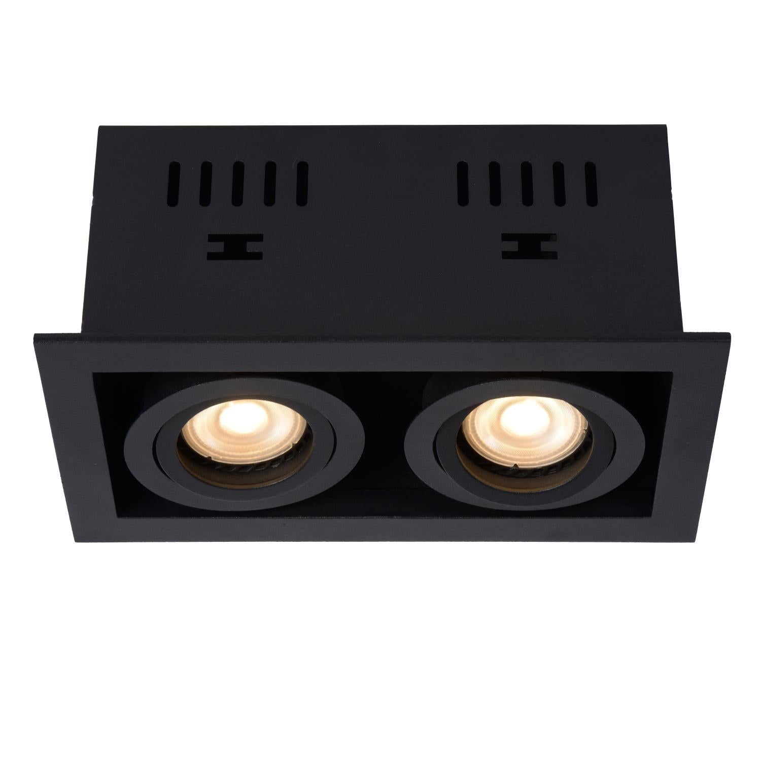 CHIMNEY - Inbouwspot - 2xGU10 - Zwart