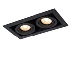 CHIMNEY - Inbouwspot - 2xGU10 - Zwart