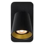 TURNON - Bedlamp / Wandlamp - LED Dim to warm - GU10 - 1x5W 2200K/3000K - Zwart
