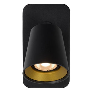 TURNON - Bedlamp / Wandlamp - LED Dim to warm - GU10 - 1x5W 2200K/3000K - Zwart