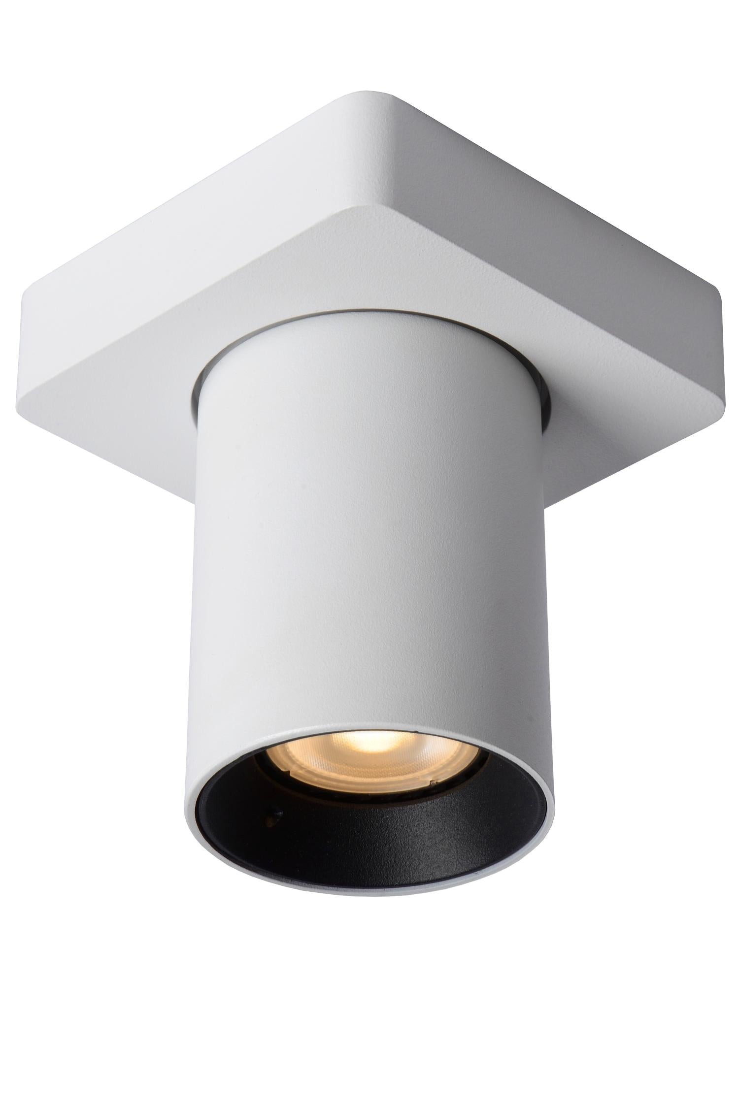 NIGEL - Spot plafonnier - LED Dim to warm - GU10 - 1x5W 2200K/3000K - Blanc