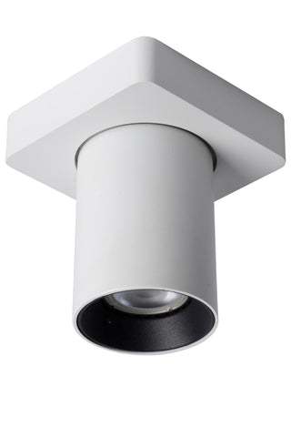 NIGEL - Spot plafonnier - LED Dim to warm - GU10 - 1x5W 2200K/3000K - Blanc