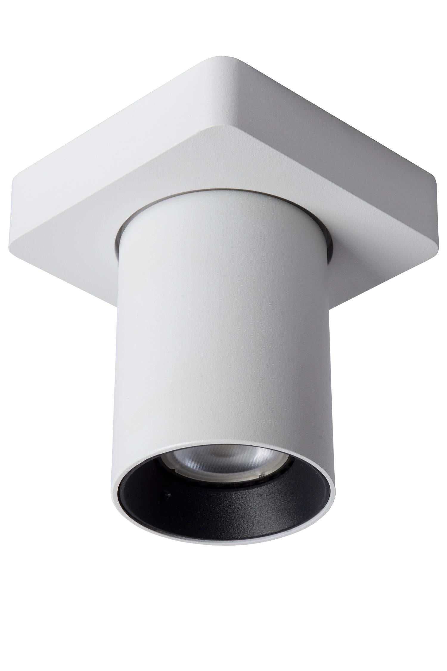 NIGEL - Spot plafonnier - LED Dim to warm - GU10 - 1x5W 2200K/3000K - Blanc