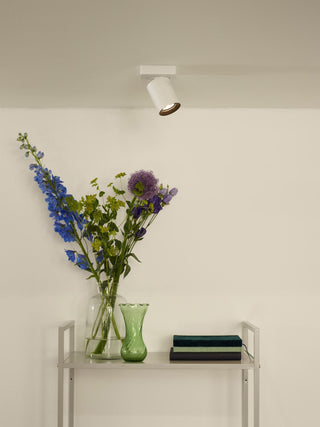 NIGEL - Spot plafonnier - LED Dim to warm - GU10 - 1x5W 2200K/3000K - Blanc