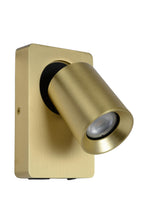 NIGEL - Bed light / Wall light - LED Dim to warm - GU10 - 1x5W 2200K/3000K - With USB charging point - Matt Gold / Brass