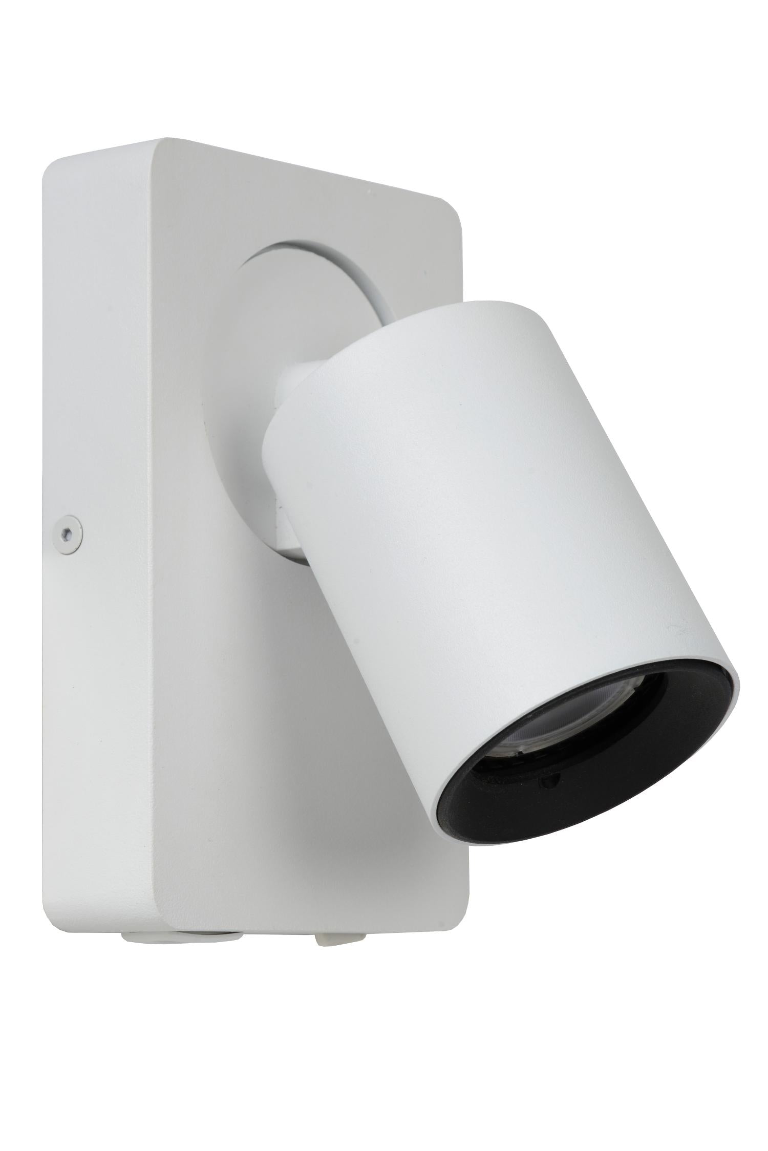 NIGEL - Lampe de chevet / Applique murale - LED Dim to warm - GU10 - 1x5W 2200K/3000K - Avec port de charge USB - Blanc