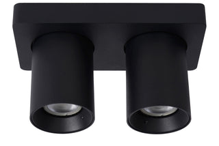 NIGEL - Plafondspot - LED Dim to warm - GU10 - 2x5W 2200K/3000K - Zwart