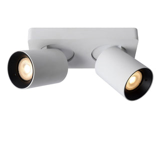 NIGEL - Spot plafonnier - LED Dim to warm - GU10 - 2x5W 2200K/3000K - Blanc
