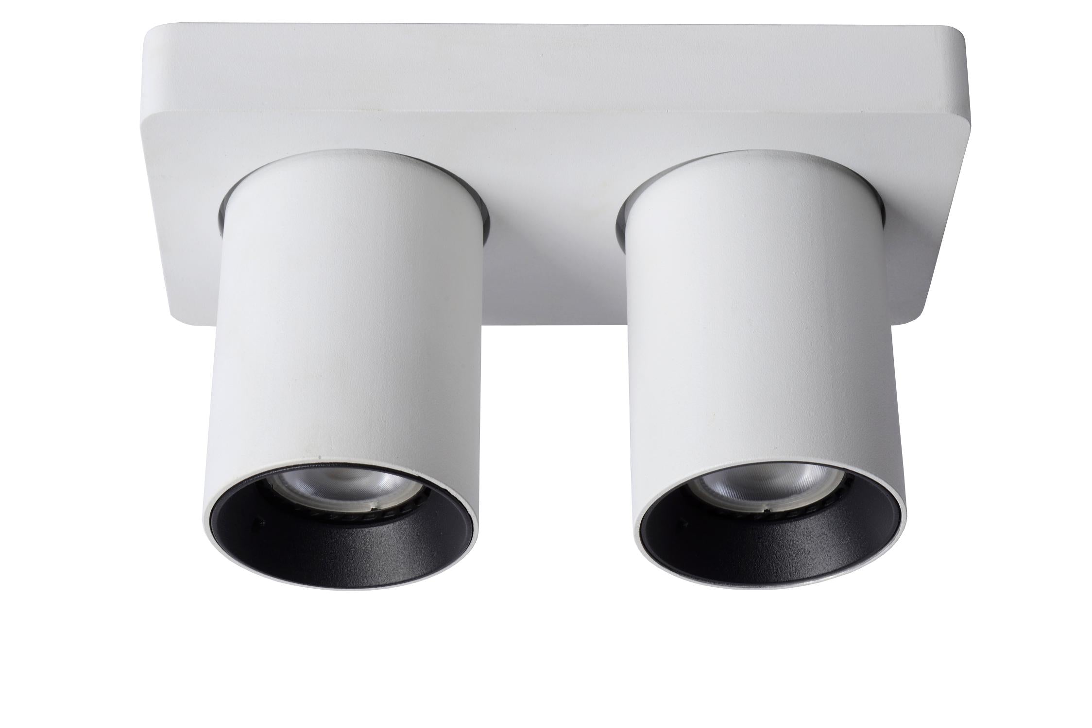 NIGEL - Spot plafonnier - LED Dim to warm - GU10 - 2x5W 2200K/3000K - Blanc
