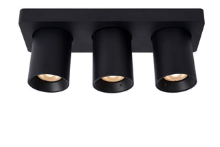NIGEL - Spot plafonnier - LED Dim to warm - GU10 - 3x5W 2200K/3000K - Noir