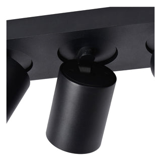 NIGEL - Spot plafonnier - LED Dim to warm - GU10 - 3x5W 2200K/3000K - Noir