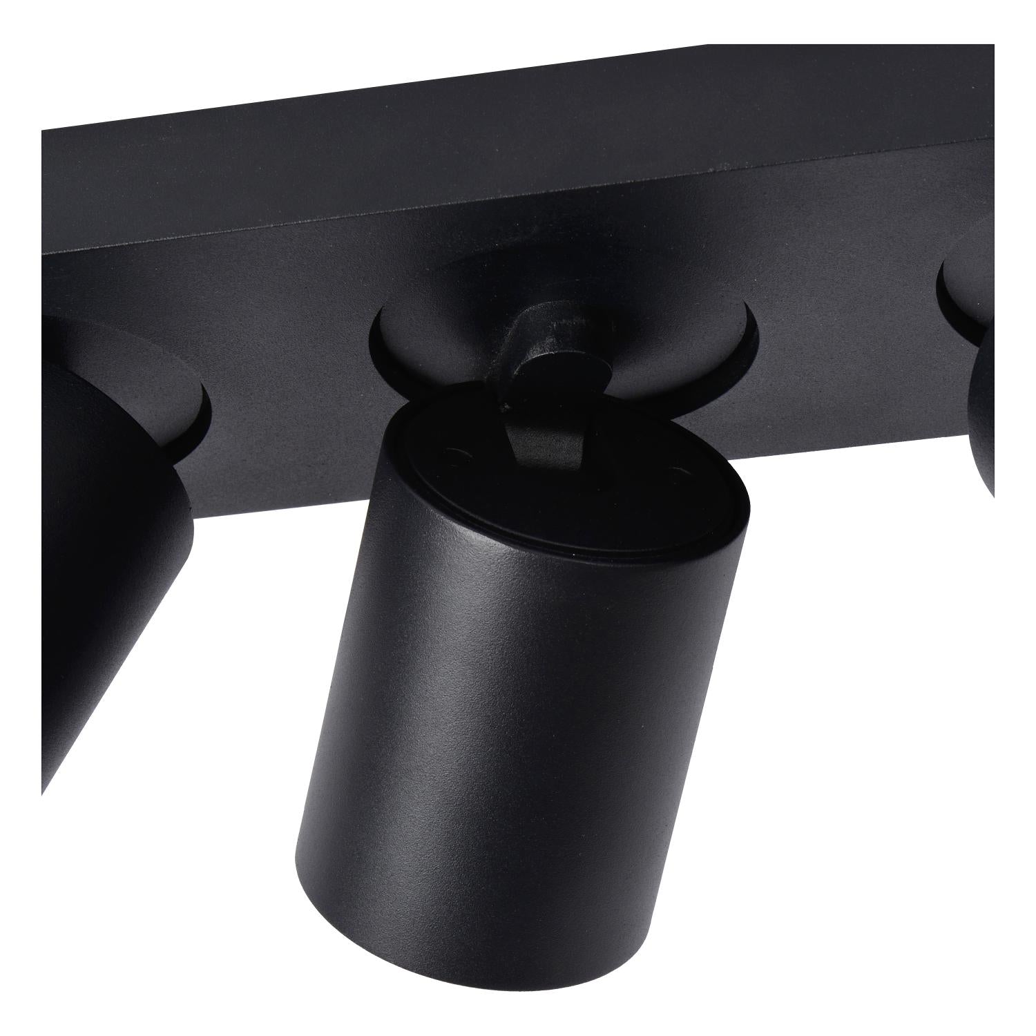 NIGEL - Spot plafonnier - LED Dim to warm - GU10 - 3x5W 2200K/3000K - Noir