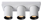 NIGEL - Spot plafonnier - LED Dim to warm - GU10 - 3x5W 2200K/3000K - Blanc